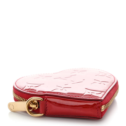 Louis Vuitton Vernis Coeur Heart Coin Purse Pomme D'Amour 4 of 7