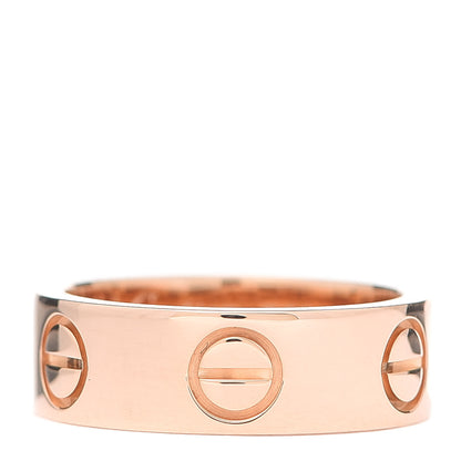 Cartier 18K Pink Gold 5.5mm LOVE Ring 46 3.75 1 of 4