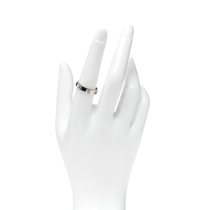 Cartier 18K White Gold 3.5mm LOVE Wedding Band Ring 57 8 2 of 5