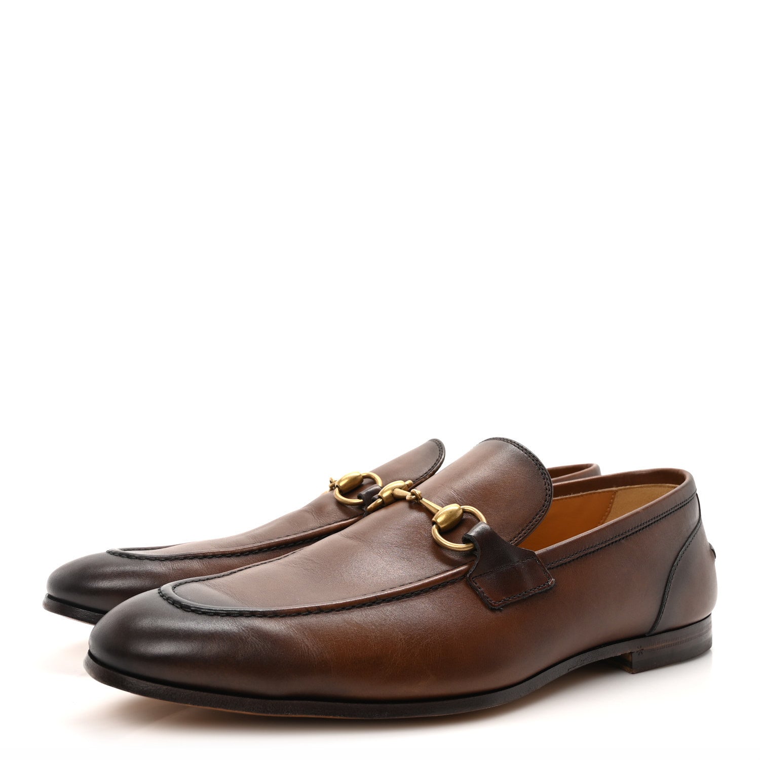 Gucci Betis Glamour Calfskin Horsebit Mens Jordaan Loafers 9