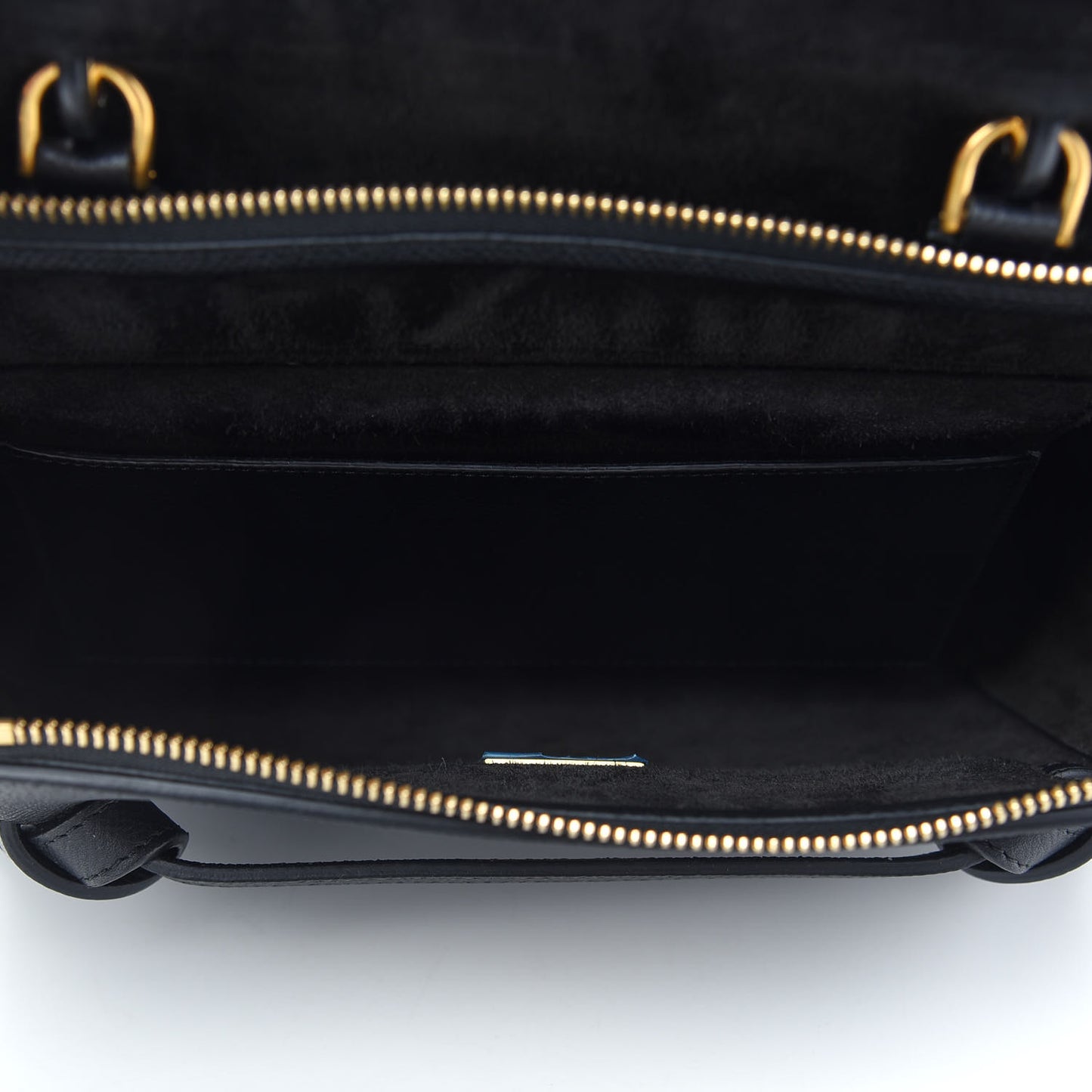 Grained Calfskin Micro Belt Bag Black