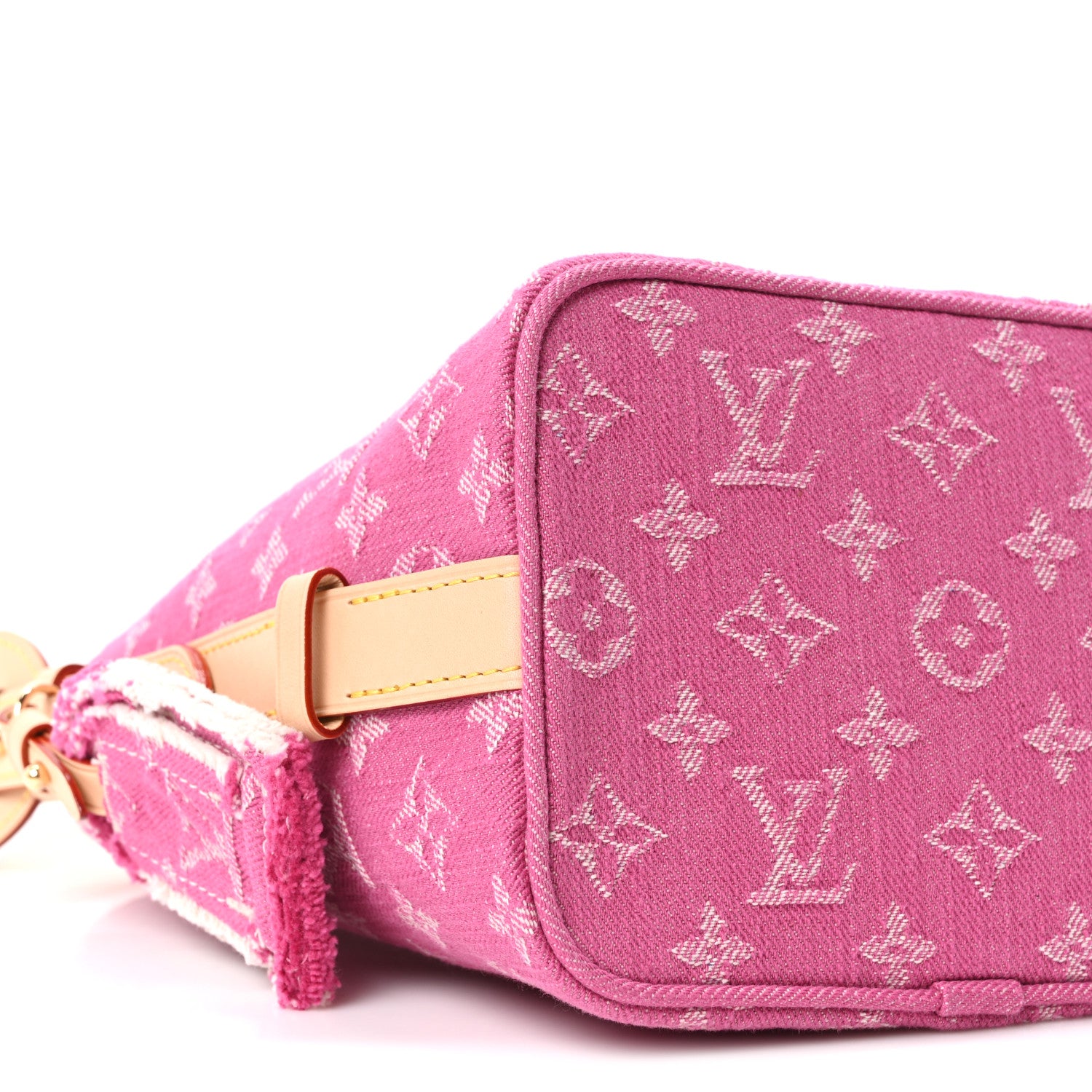 Louis Vuitton Monogram Denim All In BB Fuchsia 7 of 8