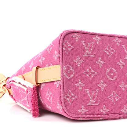 Louis Vuitton Monogram Denim All In BB Fuchsia 7 of 8