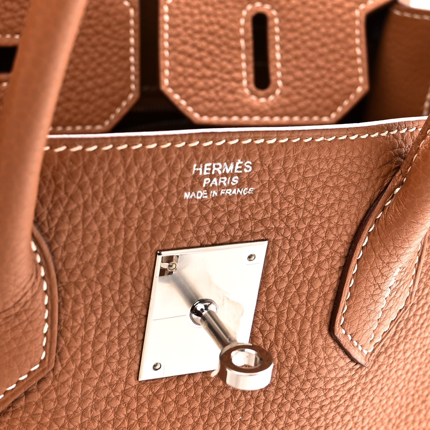 Hermes Togo Birkin 30 Gold 8 of 13