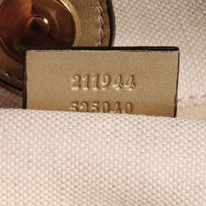 Gucci Guccissima Medium Sukey Tote Champagne 8 of 9
