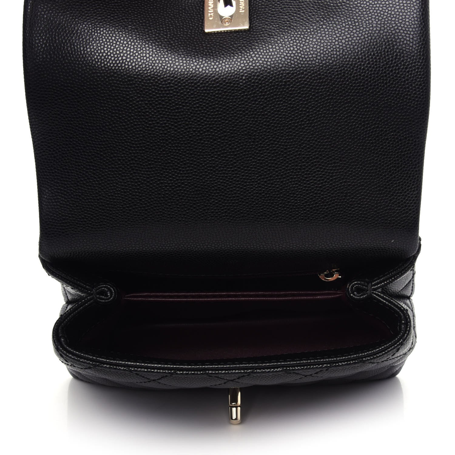 Chanel Caviar Quilted Extra Mini Coco Handle Flap Black 5 of 10