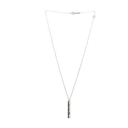 Tiffany 18K Yellow Gold 1837 Bar Pendant Necklace 3 of 8