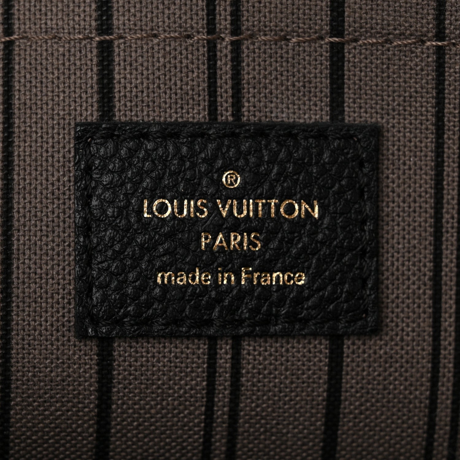 Louis Vuitton Empreinte Montaigne MM Black 6 of 11