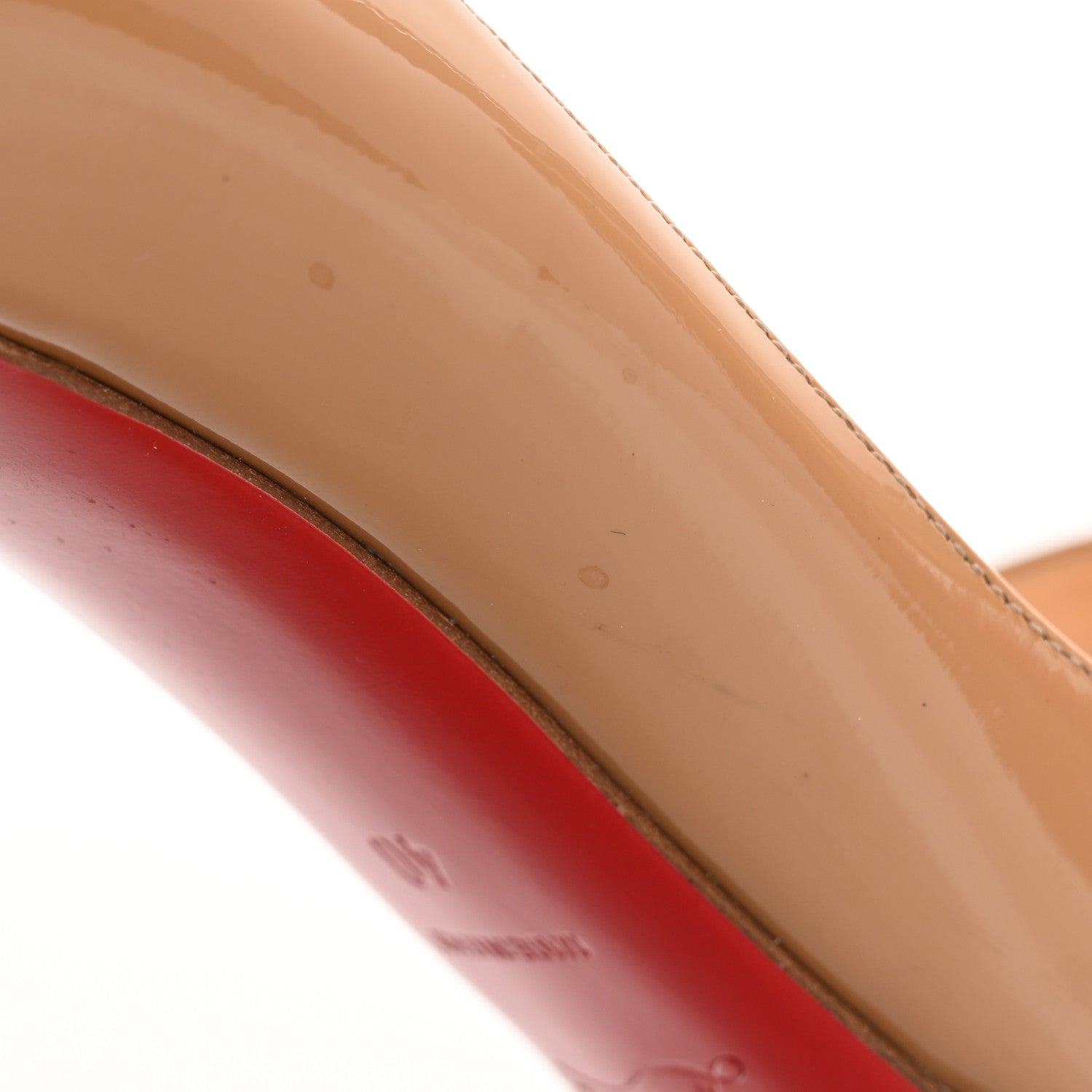 Christian Louboutin Patent Pigalle Plato 120 Pumps 40 Nude 10 of 10