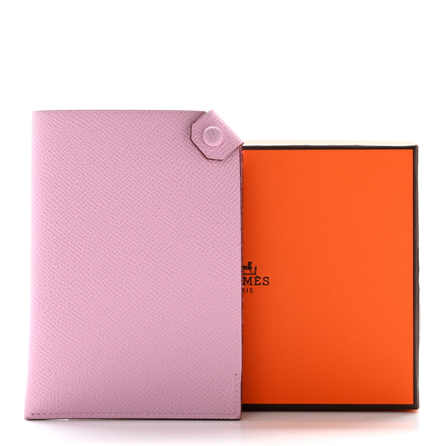 Hermes Epsom Tarmac PM Passport Holder Mauve Sylvestre 9 of 9