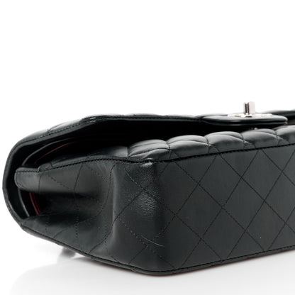 Saint Laurent Grain De Poudre Matelasse Chevron Monogram Chain Wallet Black 8 of 11