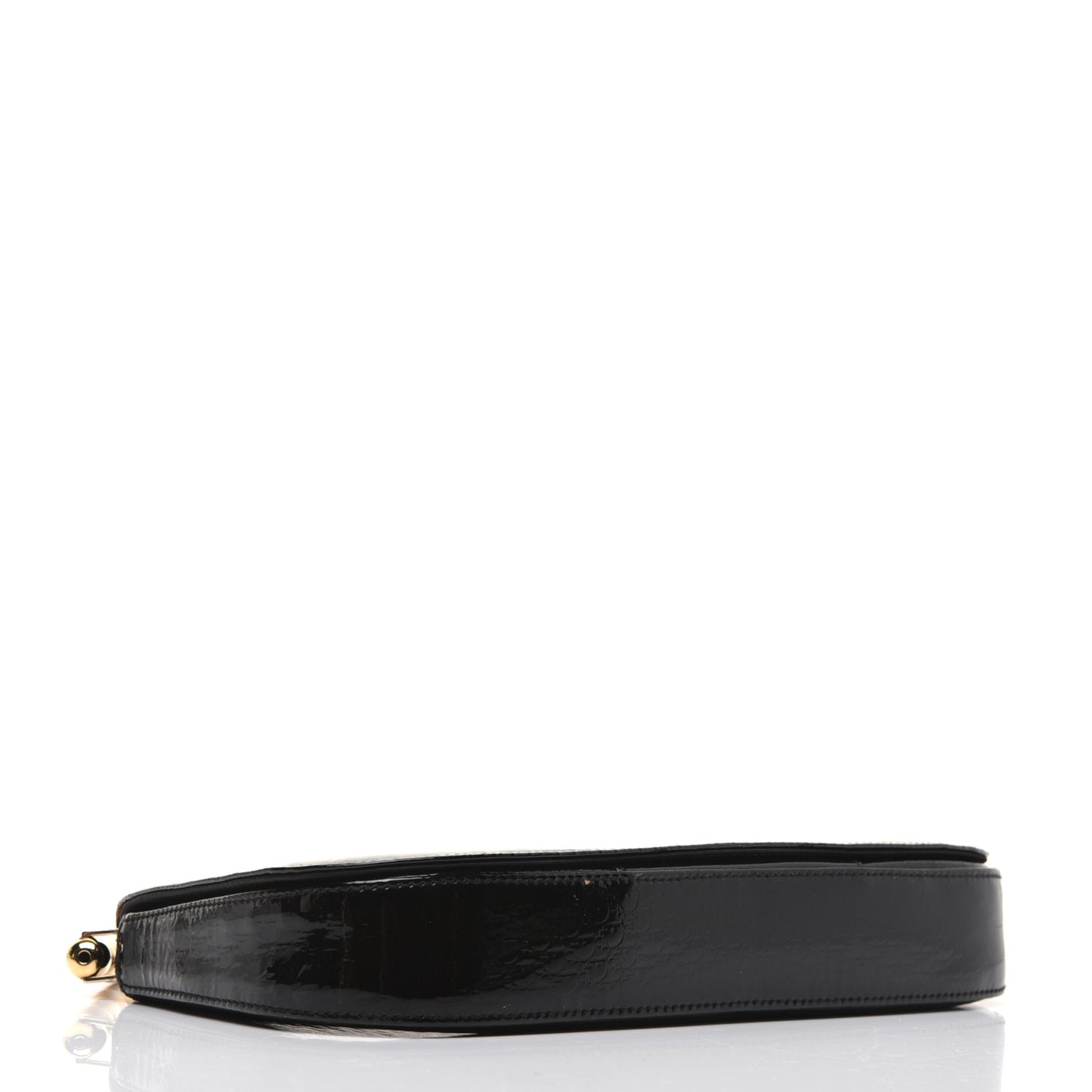 Patent Trotter Maris Pearl Shoulder Bag Black