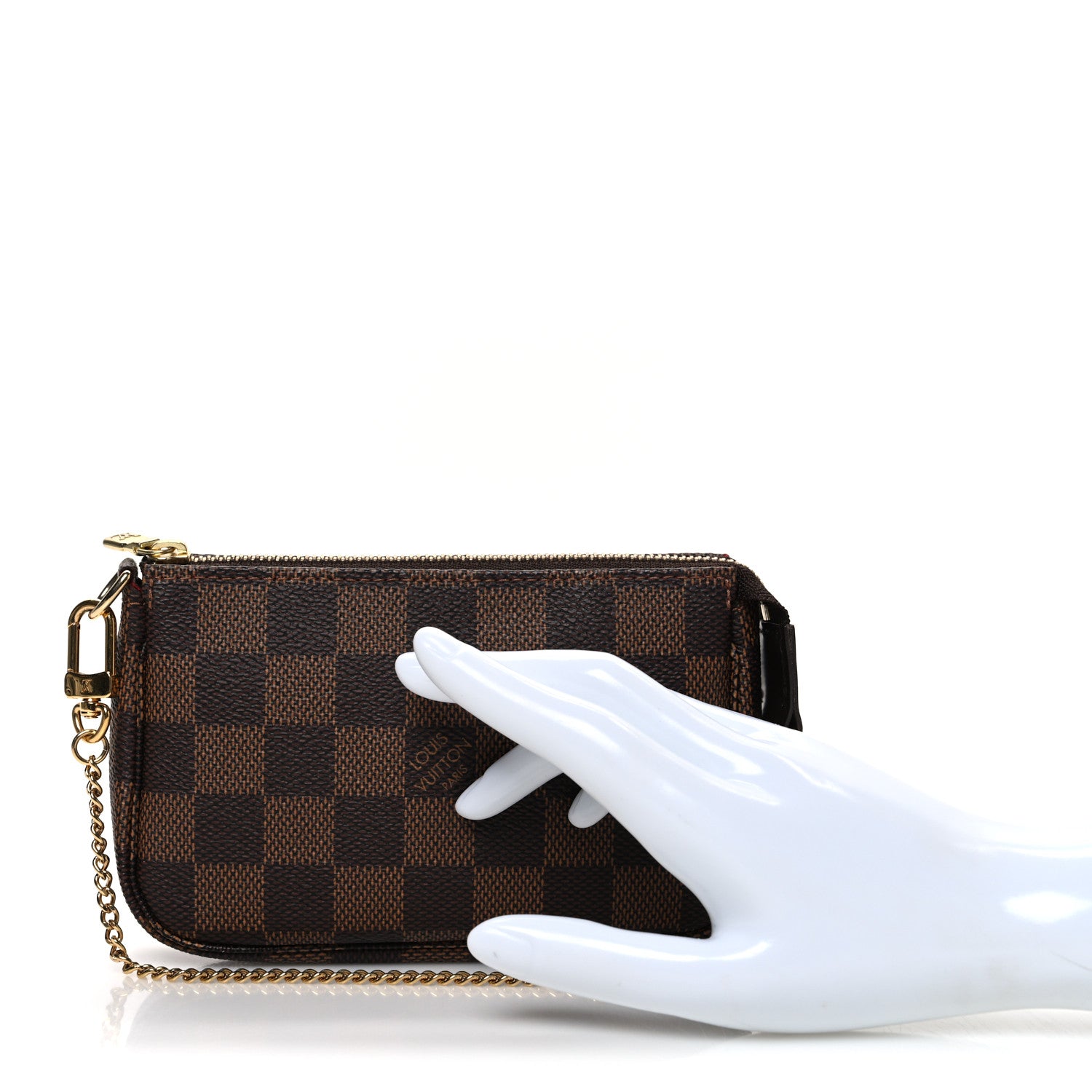 Louis Vuitton Damier Ebene Mini Pochette Accessories 2 of 7