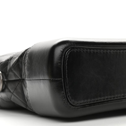 Chanel Aged Calfskin Quilted Medium Gabrielle Hobo Black 8 of 11