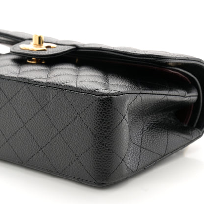 Chanel Caviar Quilted Small Double Flap Black 10 of 11