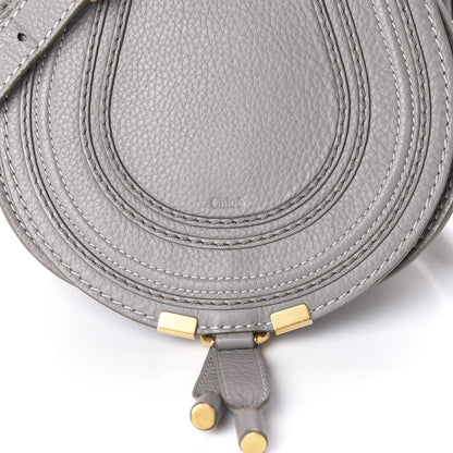 Chloe Calfskin Mini Marcie Round Crossbody Bag Cashmere Grey 11 of 11