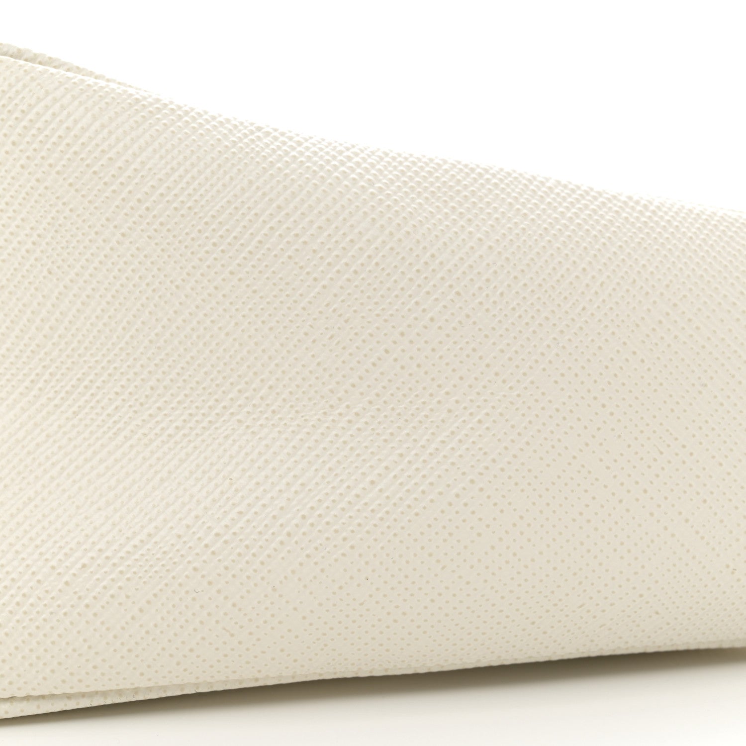 Prada Saffiano Cuir Triangle Logo Embossed Triangle Shoulder Bag White 10 of 16