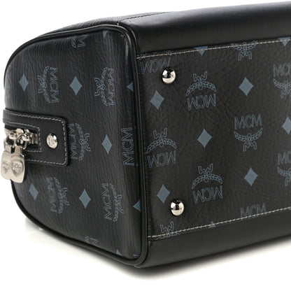 MCM Visetos Small Boston Bag Black 7 of 8