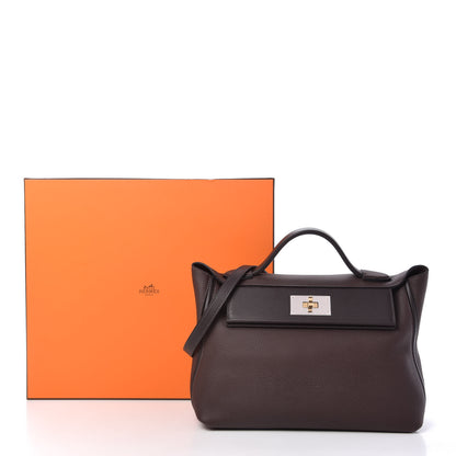 Hermes Togo Swift 24/24 29 Chocolate 12 of 13