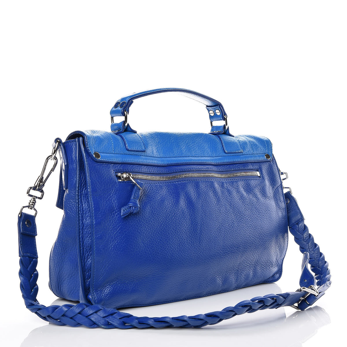 Grained Deerskin Medium Bicolor PS1 Satchel