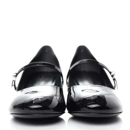 Louis Vuitton Patent Uniformes Silhouette 40mm Pumps 38 Black 2 of 11