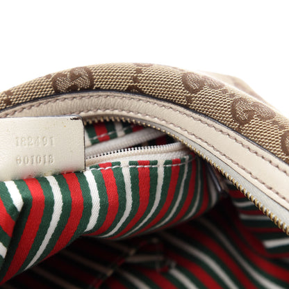 Gucci Monogram Medium New Britt Hobo Off White 9 of 10