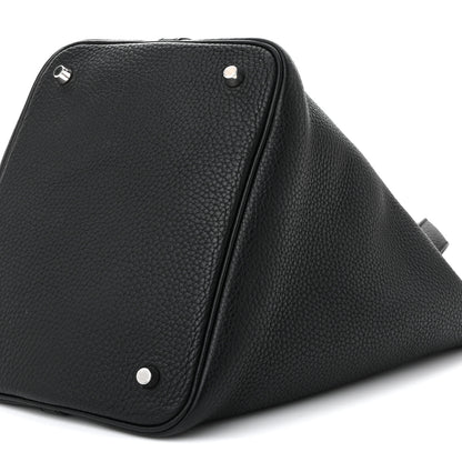 Hermes Taurillon Clemence Picotin Lock 22 MM Black 10 of 10