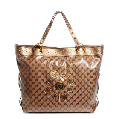 Gucci Crystal Monogram Studded Medium Irina Tote 1 of 7