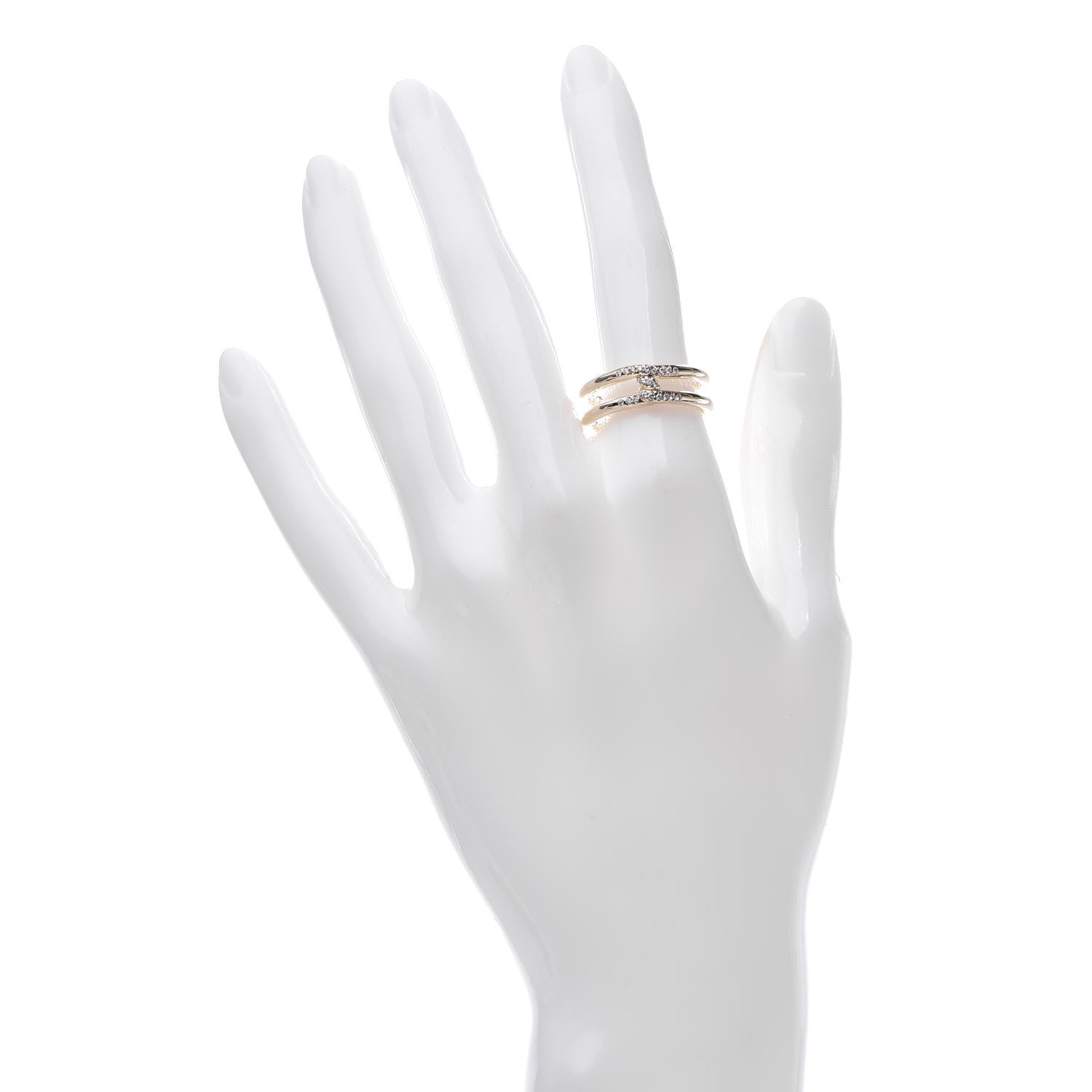 David Yurman 18K Yellow Gold Diamond 6.5mm Continuance Band Ring 54 7 2 of 4