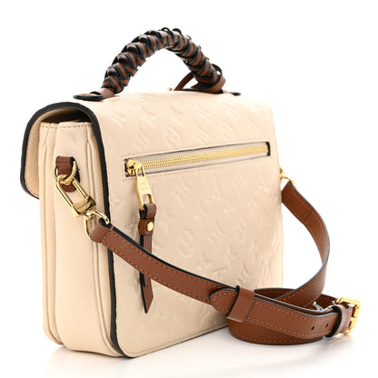 Louis Vuitton Empreinte Braided Pochette Metis Creme Beige Caramel 3 of 11