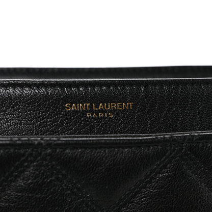 Saint Laurent Lambskin Quilted Small Becky Chain Bag Black 6 of 8