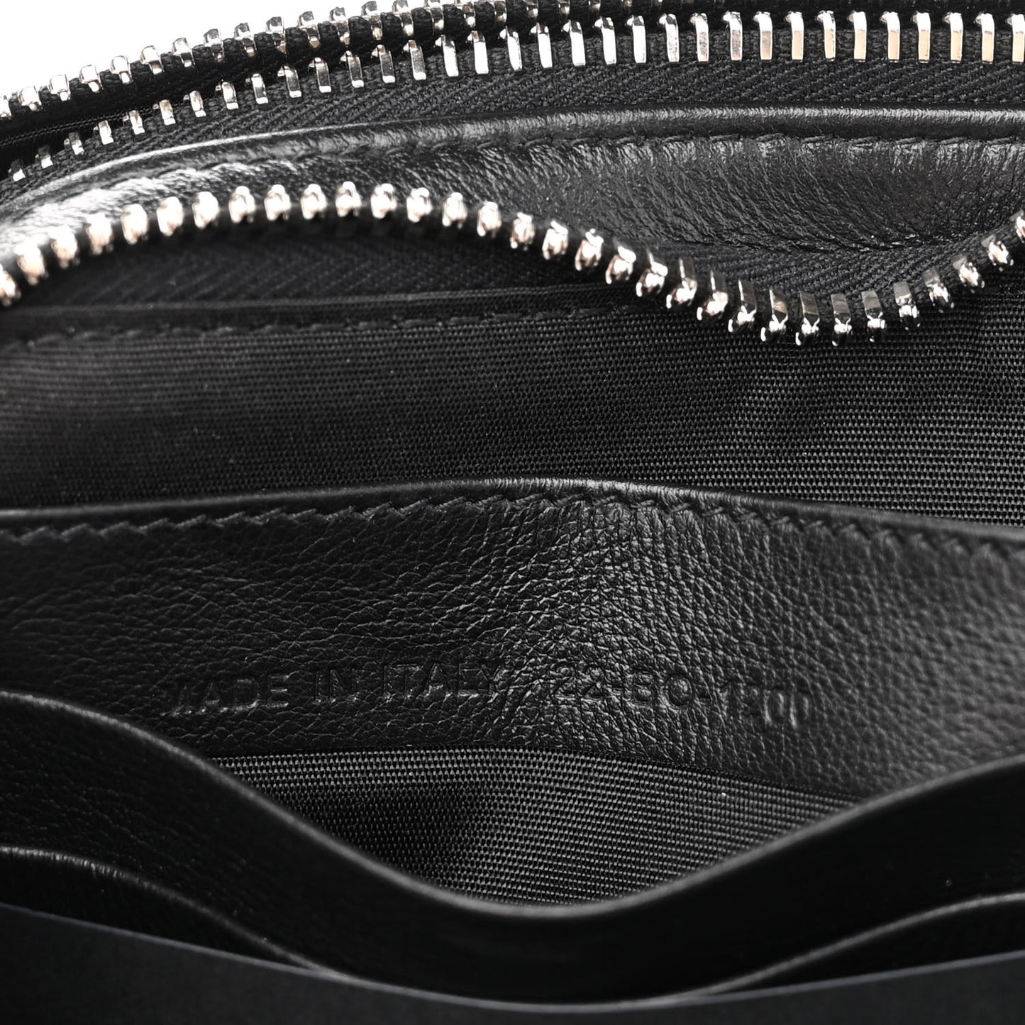 Calfskin Oblique Galaxy Perforated Messenger Black Multicolor