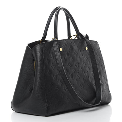 Louis Vuitton Empreinte Montaigne GM Black 4 of 14