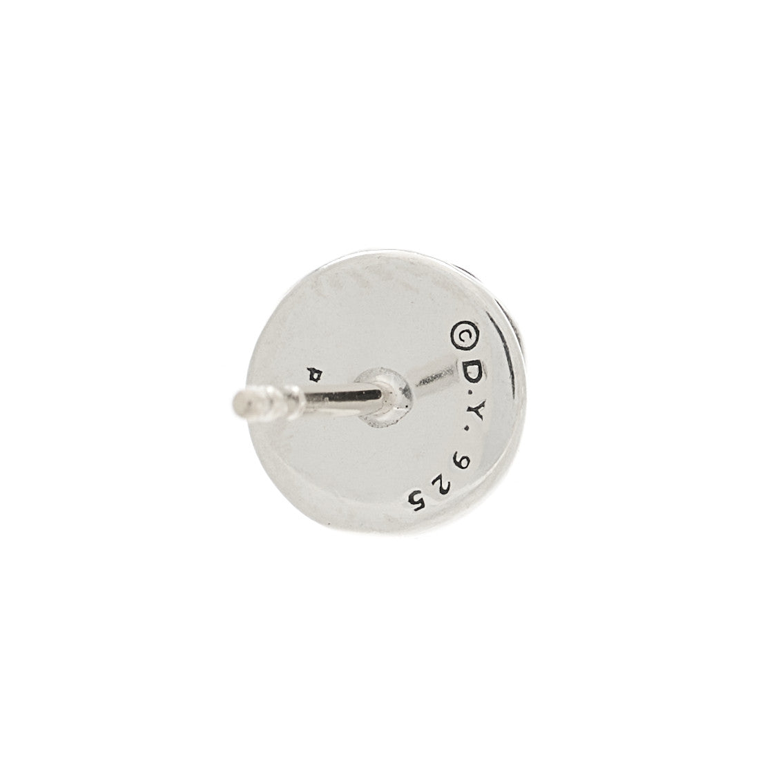 Sterling Silver 8mm Sculpted Cable Stud Earrings