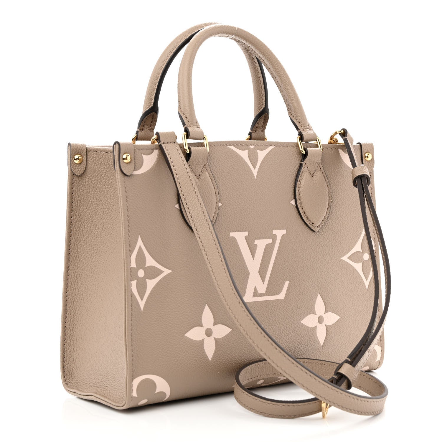 Louis Vuitton Empreinte Monogram Giant Onthego PM Tourterelle Creme 3 of 11