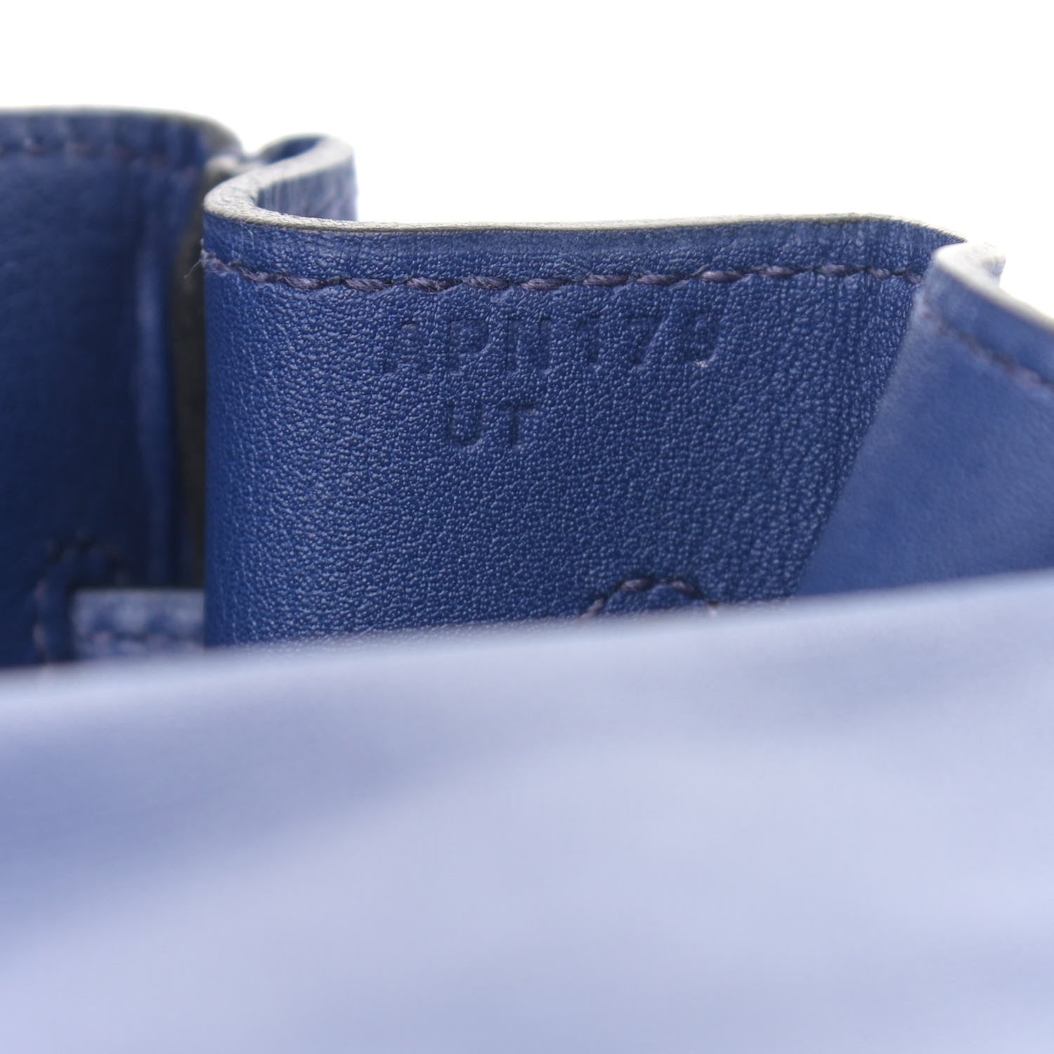 Hermes Swift Horseshoe Kelly Retourne 35 Bleu Electrique 7 of 13