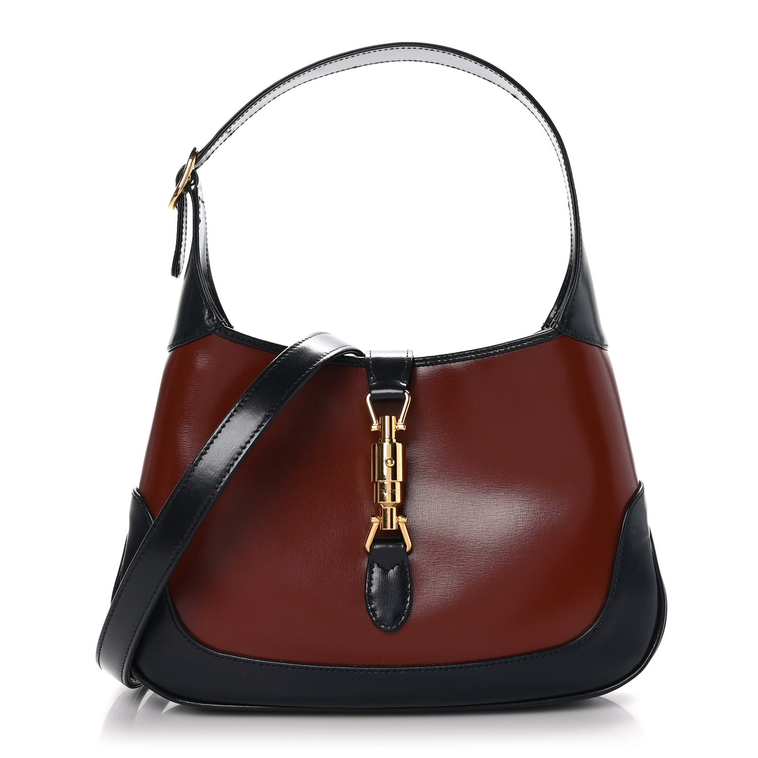 Gucci Boarded Dyana Lux Calfskin Bi-Color Small Jackie 1961 Hobo Mineral Red Blue 1 of 11