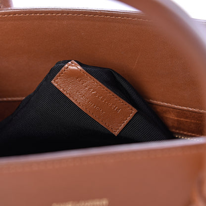 Saint Laurent Calfskin Large Sac De Jour Carryall Cognac 7 of 12