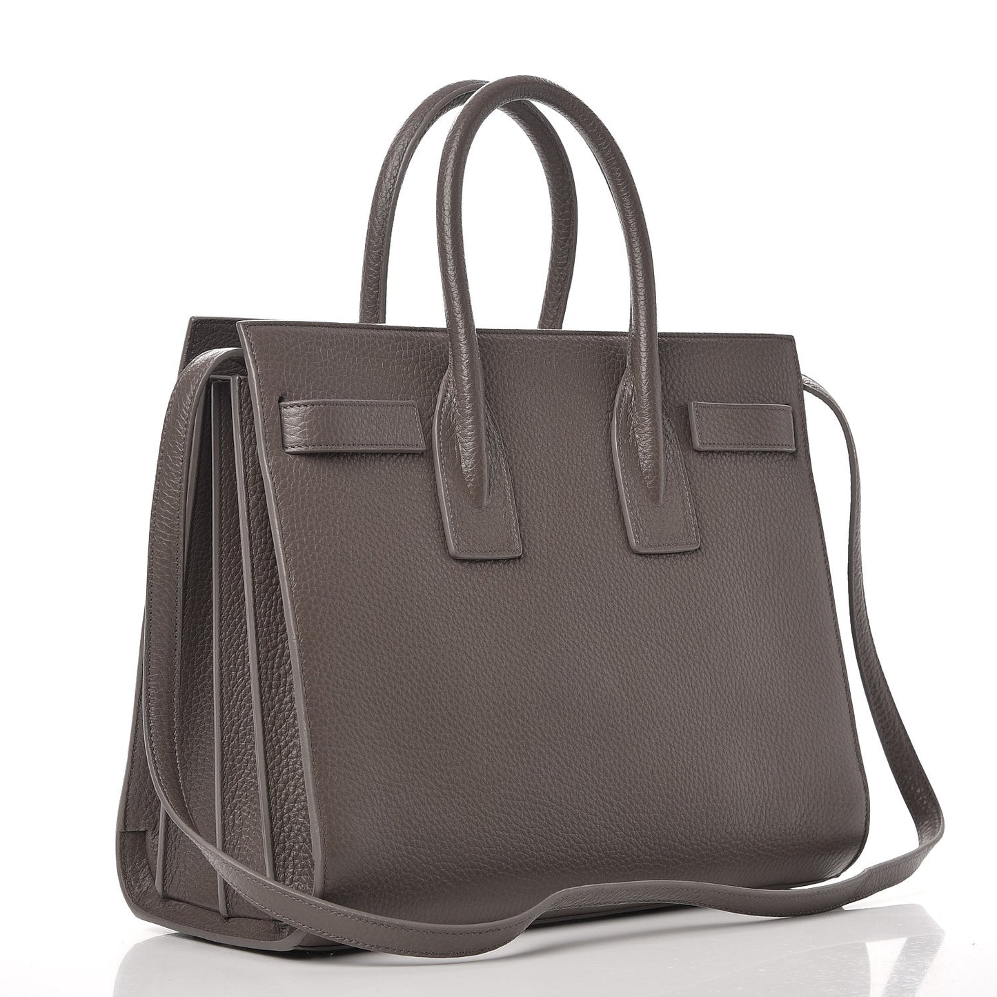 Grained Calfskin Small Sac De Jour Dark Anthracite