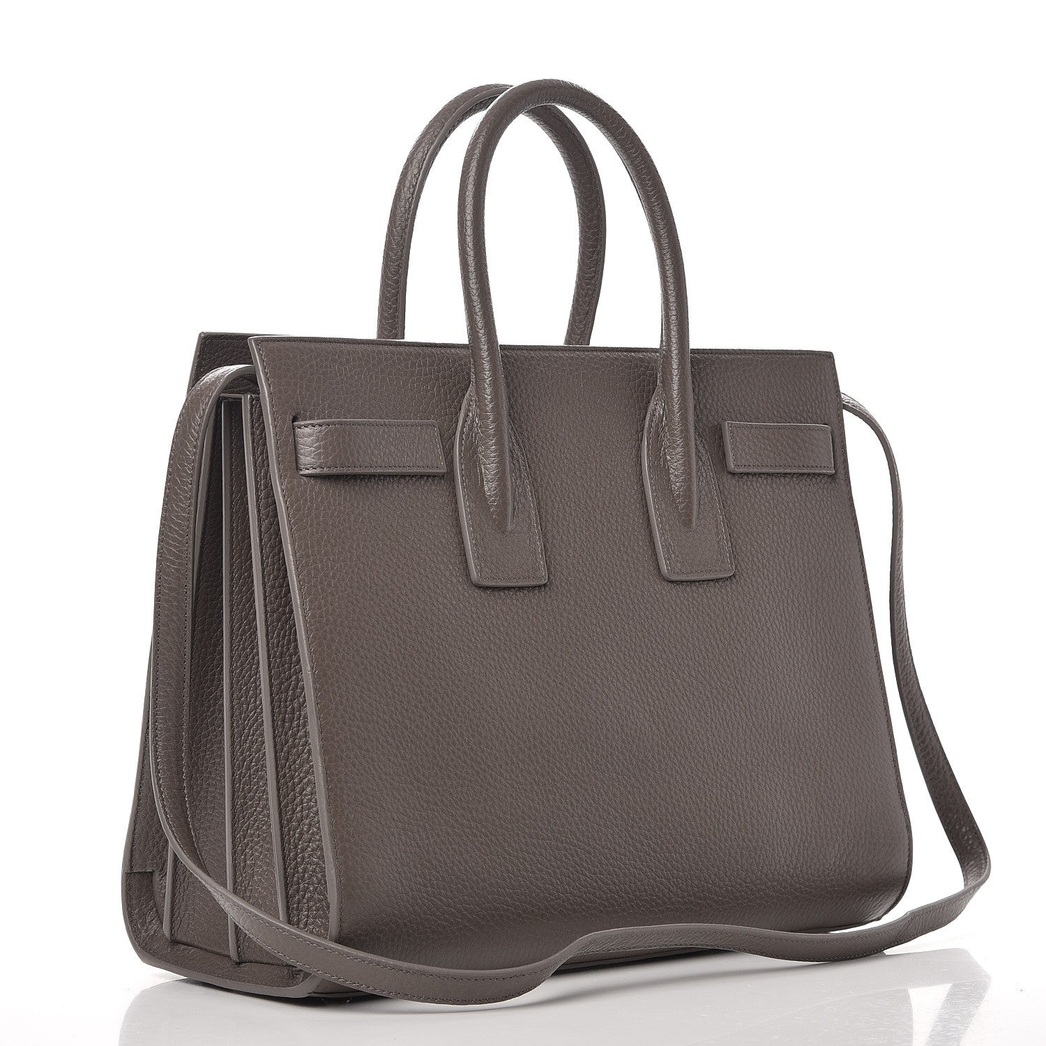 Saint Laurent Grained Calfskin Small Sac De Jour Dark Anthracite 4 of 8
