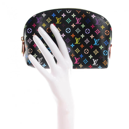 Louis Vuitton Monogram Multicolor Cosmetic Pouch Black Grenade 2 of 9