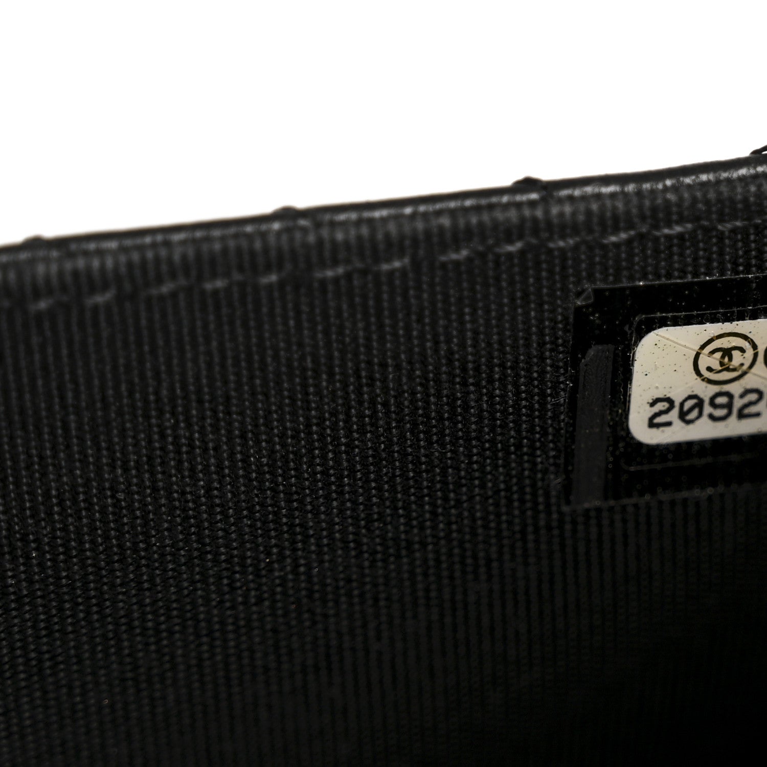Chanel Lambskin Chevron Quilted Wallet On Chain WOC So Black 8 of 15