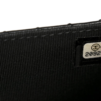 Chanel Lambskin Chevron Quilted Wallet On Chain WOC So Black 8 of 15