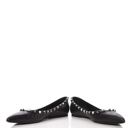 Valentino Garavani Nappa Rockstud Ballerina Flats 40 Black 5 of 15