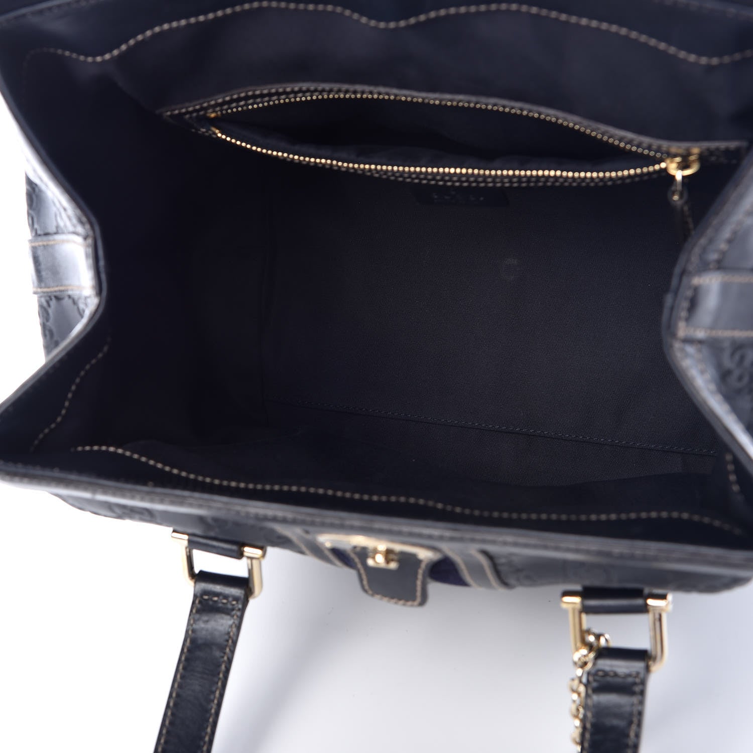 Gucci Guccissima Treasure Boston Black 5 of 18