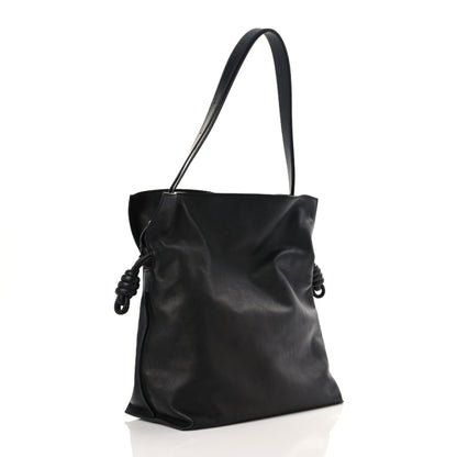 Loewe Calfskin Flamenco Knot Bag Black 3 of 11