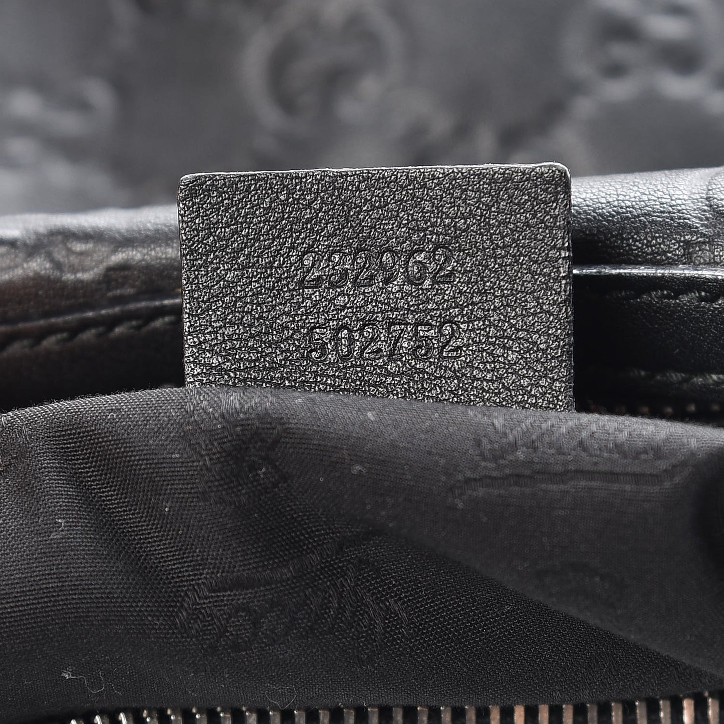 Guccissima Medium GG Twins Hobo Black