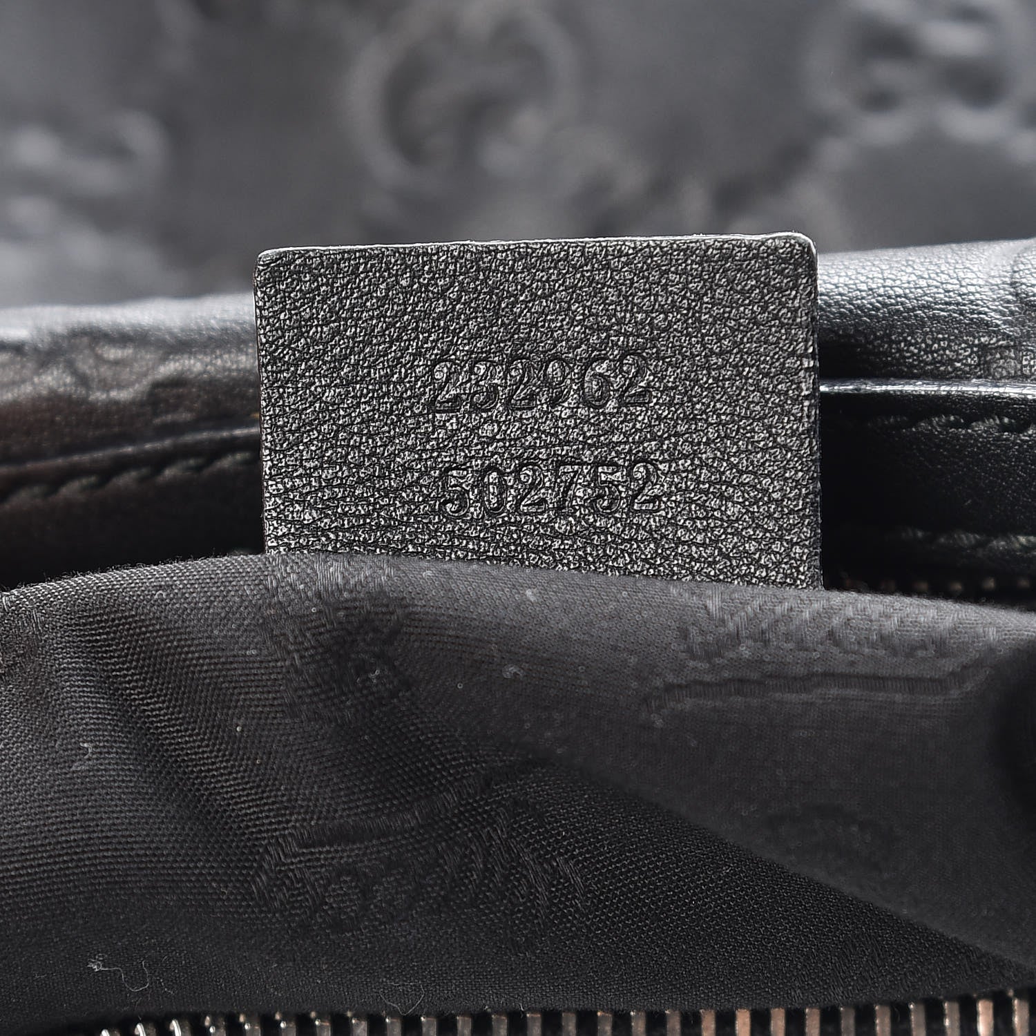 Gucci Guccissima Medium GG Twins Hobo Black 7 of 7