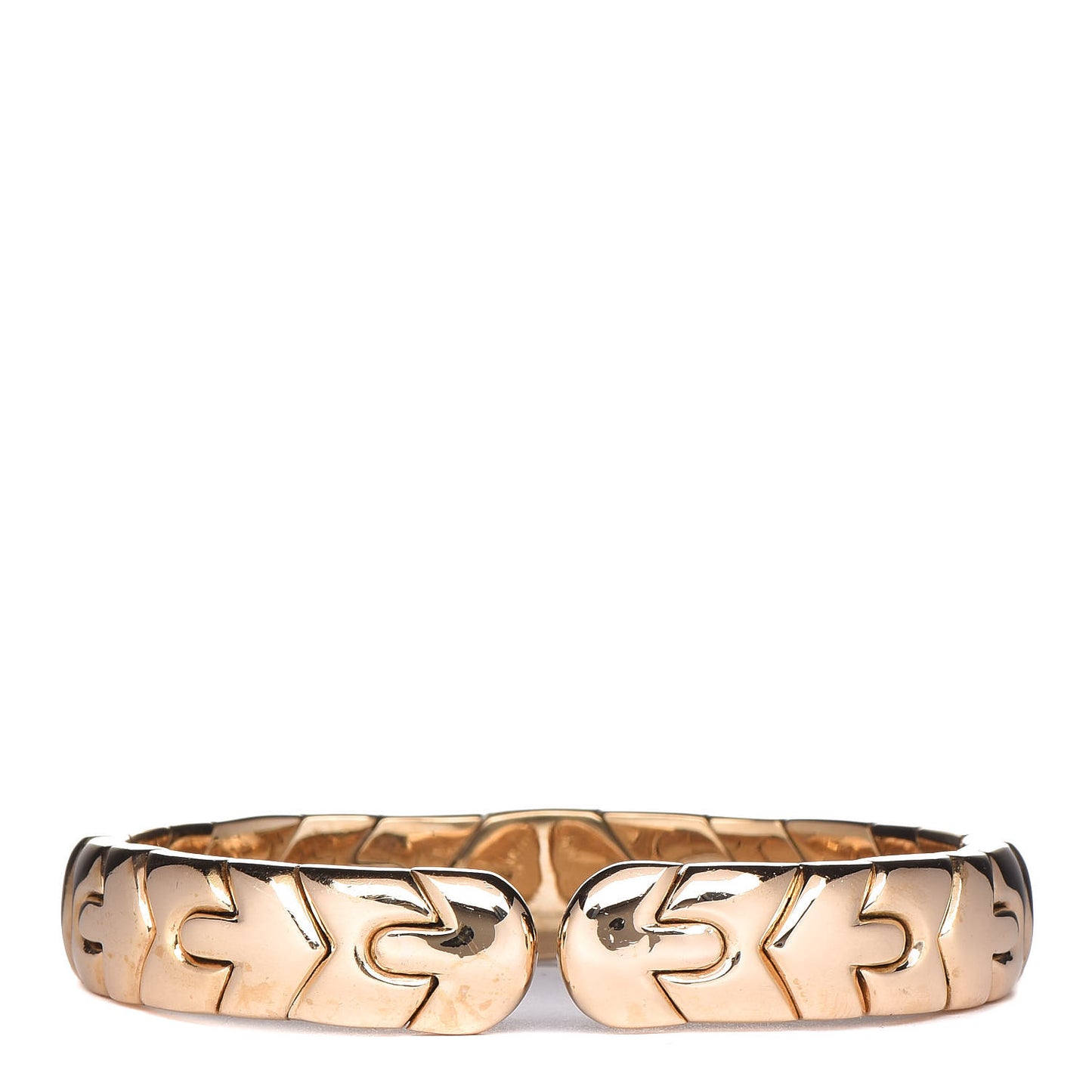 18K Yellow Gold Diamond 10mm Al Beare Cuff Bracelet