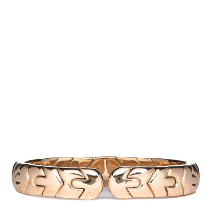 Bulgari 18K Yellow Gold Diamond 10mm Al Beare Cuff Bracelet 3 of 4